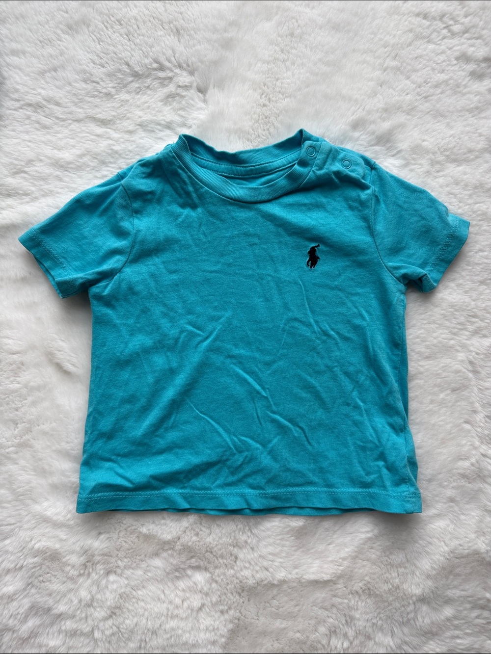 Ralph Lauren Toddler Turquoise Short Sleeve Tee
